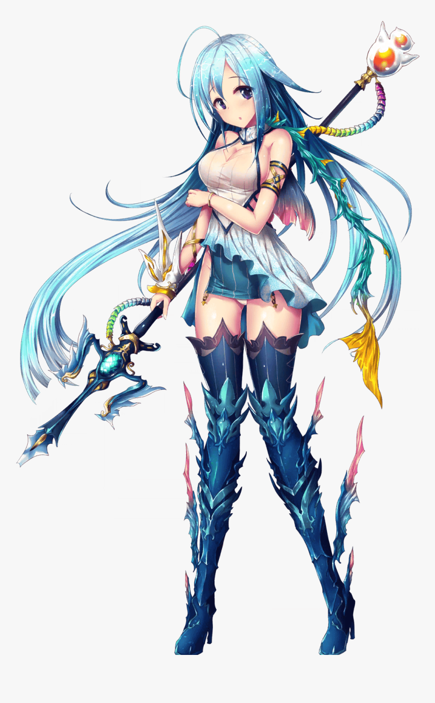 Fantasy Female Anime Characters Hd Png Download Kindpng