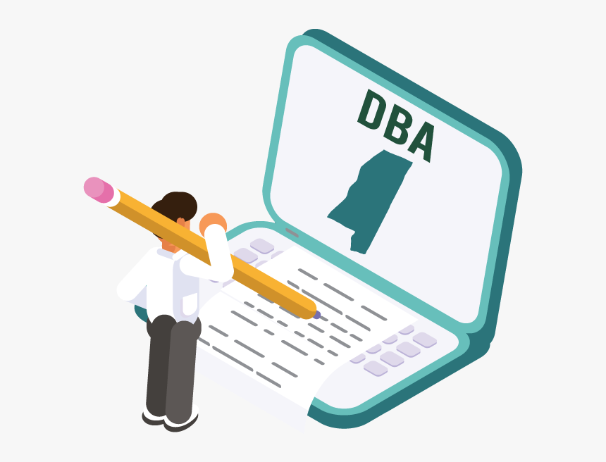 Image Of A Man Looking Up How To File A D B A In Mississippi - Graphic Design, HD Png Download, Free Download