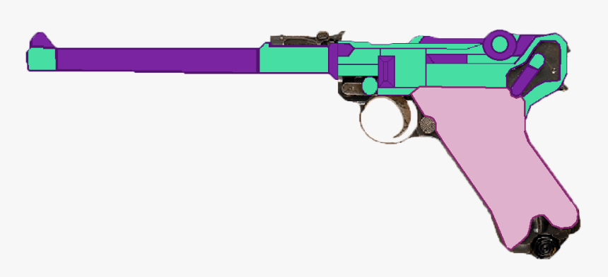 Aria Luger P08 , Png Download - Assault Rifle, Transparent Png, Free Download