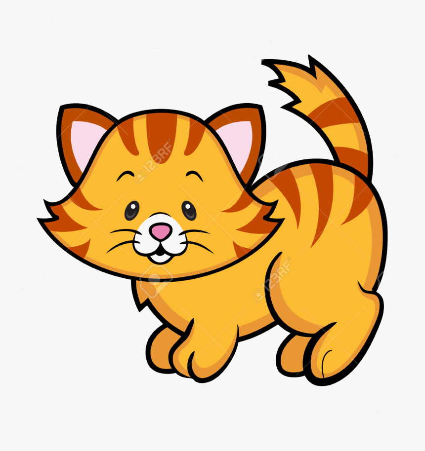 Peixe Png , Png Download - Tabby Cute Cat Clipart, Transparent Png, Free Download