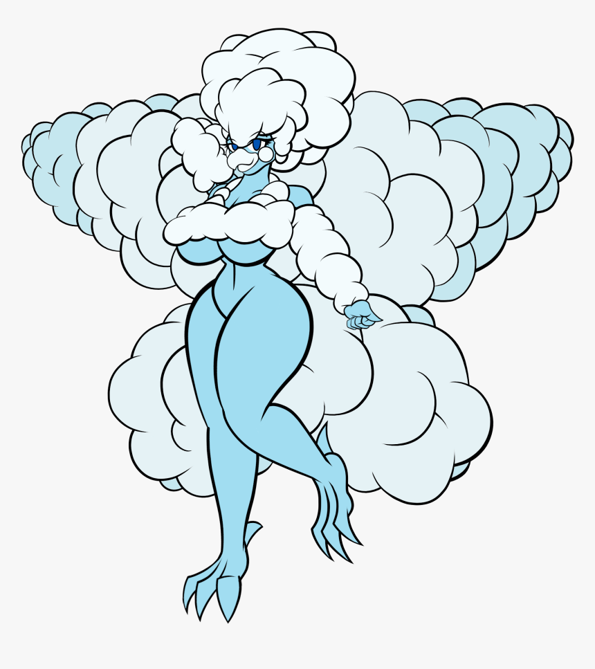 Anthro Mega Altaria - Female Anthro Altaria, HD Png Download, Free Download