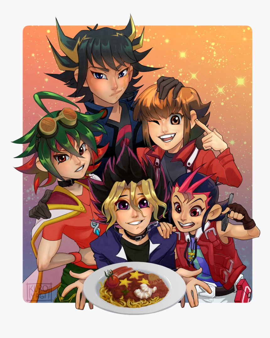 Yugioh Yugi Muto Yuma Tsukumo Yuya Sakaki Judai Yuki - Cartoon, HD Png Download, Free Download