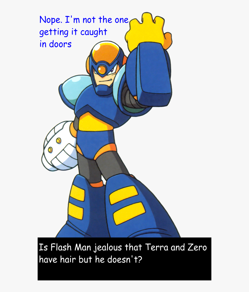 Image - Mega Man Vs Flash Man, HD Png Download, Free Download