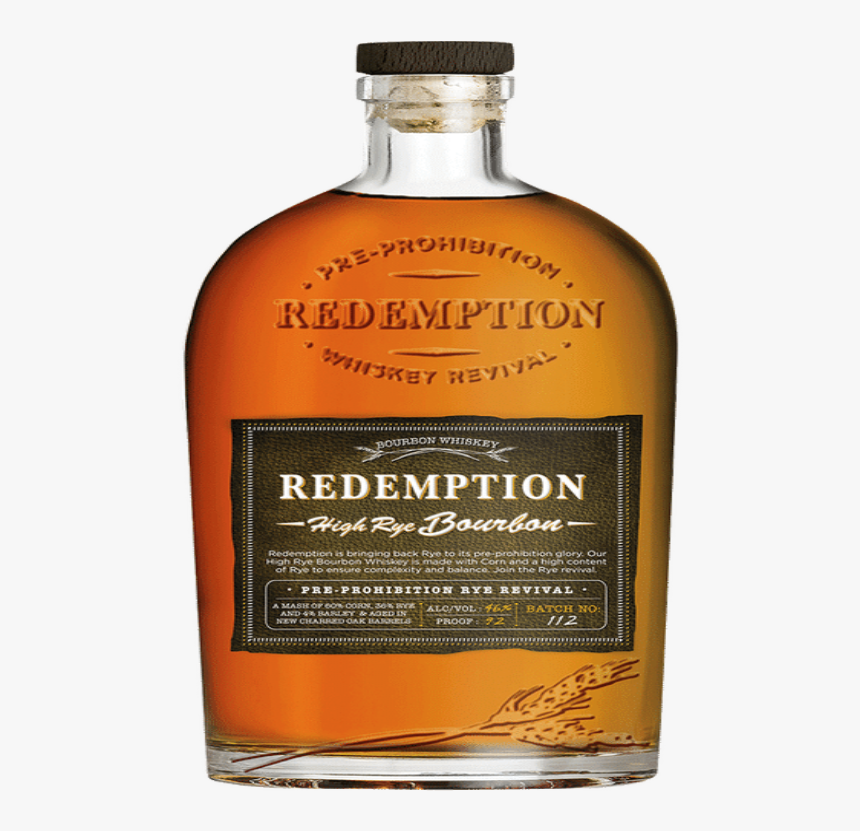 Redemption High Rye Bourbon, HD Png Download, Free Download