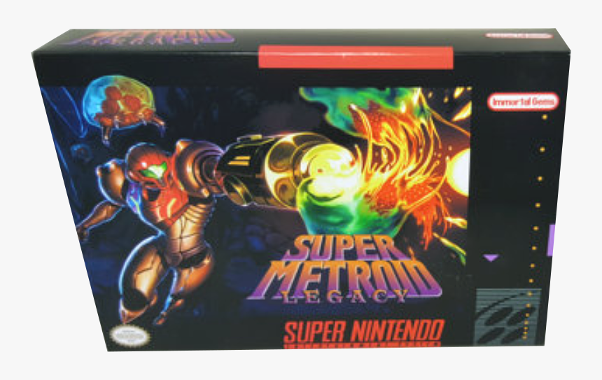 Super Metroid Box North American, HD Png Download, Free Download