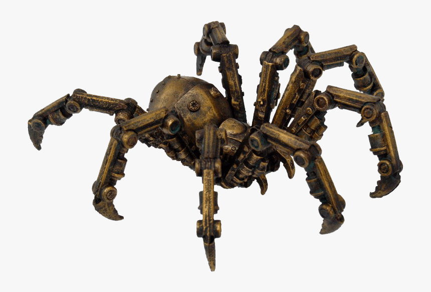 Mechanical Steampunk Spider Statue - Mechanical Steampunk Spider, HD Png Download, Free Download