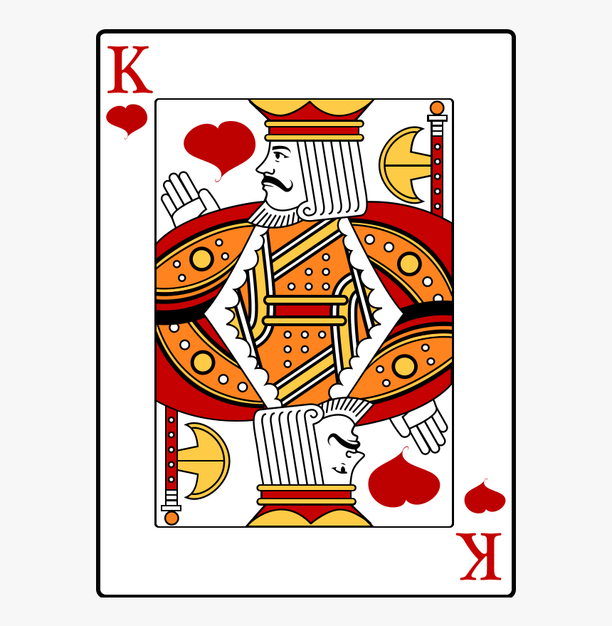 King Of Hearts - King Of Hearts Card Clipart, HD Png Download, Free Download