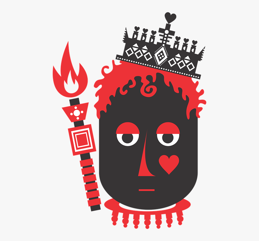 King, Hearts, Suit, Crown, Letters, Deck, Game - Png Baralho Rei De Copas, Transparent Png, Free Download
