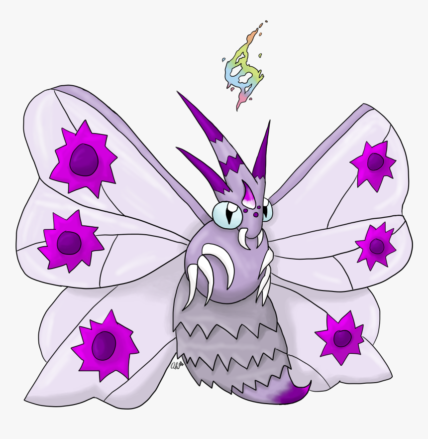Mega Venomoth, HD Png Download, Free Download