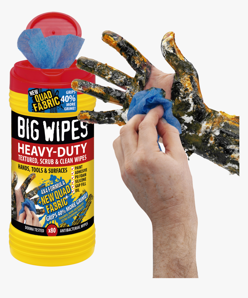 Big Wipes Heavy Duty 80 Pack, HD Png Download, Free Download