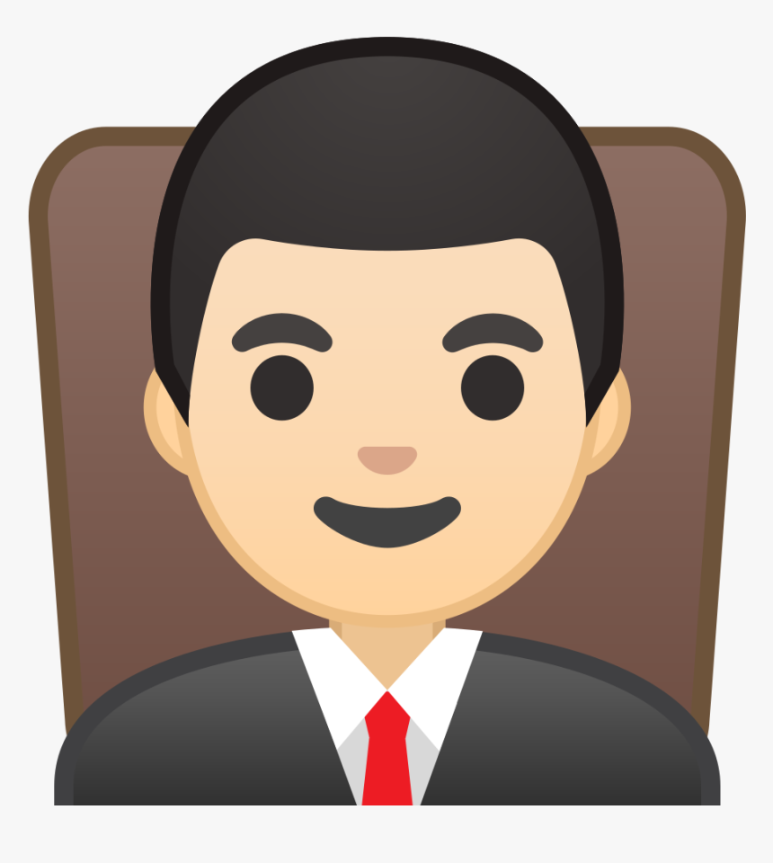 Man Judge Light Skin Tone Icon - Emoji Man, HD Png Download, Free Download