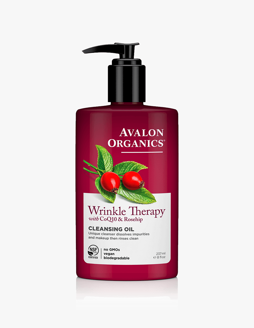 Wrinkle Therapy Cleansing Oil - Wrinkle Therapy Avalon Organics, HD Png Download, Free Download