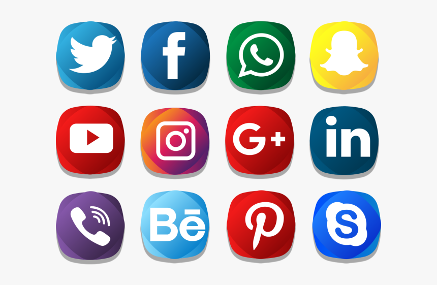 Social Media Icons Png, Transparent Png, Free Download