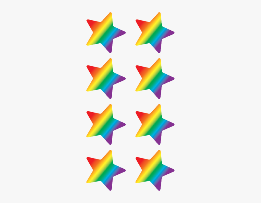 Rainbow Stars Mini Stickers - Rainbow Stars, HD Png Download, Free Download