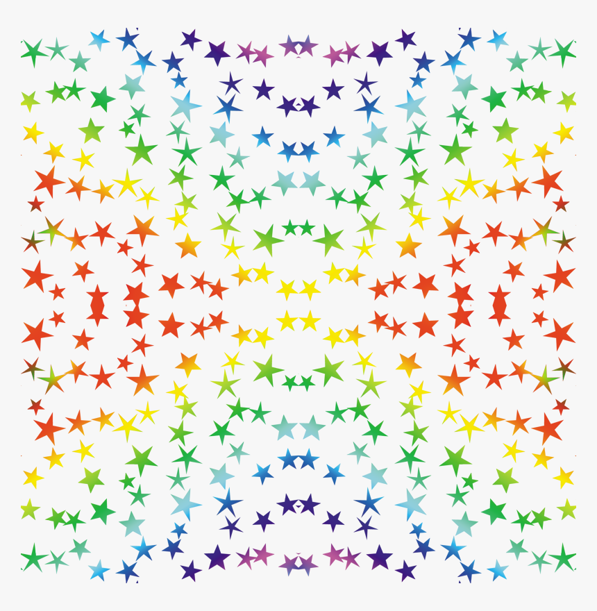 Rainbow Stars Png, Transparent Png, Free Download