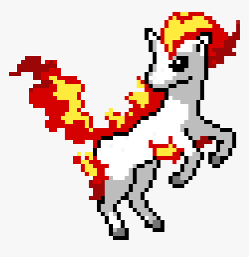 Ponyta Pixel Art, HD Png Download, Free Download