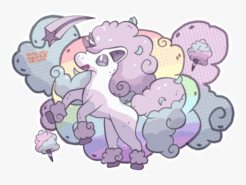 Galarian Ponyta Drawing, HD Png Download, Free Download