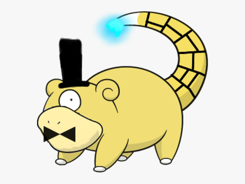 Yellow Clip Art Fauna - Cute Slowpoke Pokemon, HD Png Download, Free Download