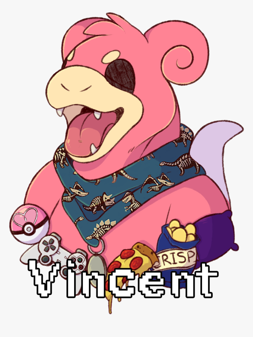 [p] Slowpoke Badge - Anthro Slowpoke, HD Png Download, Free Download