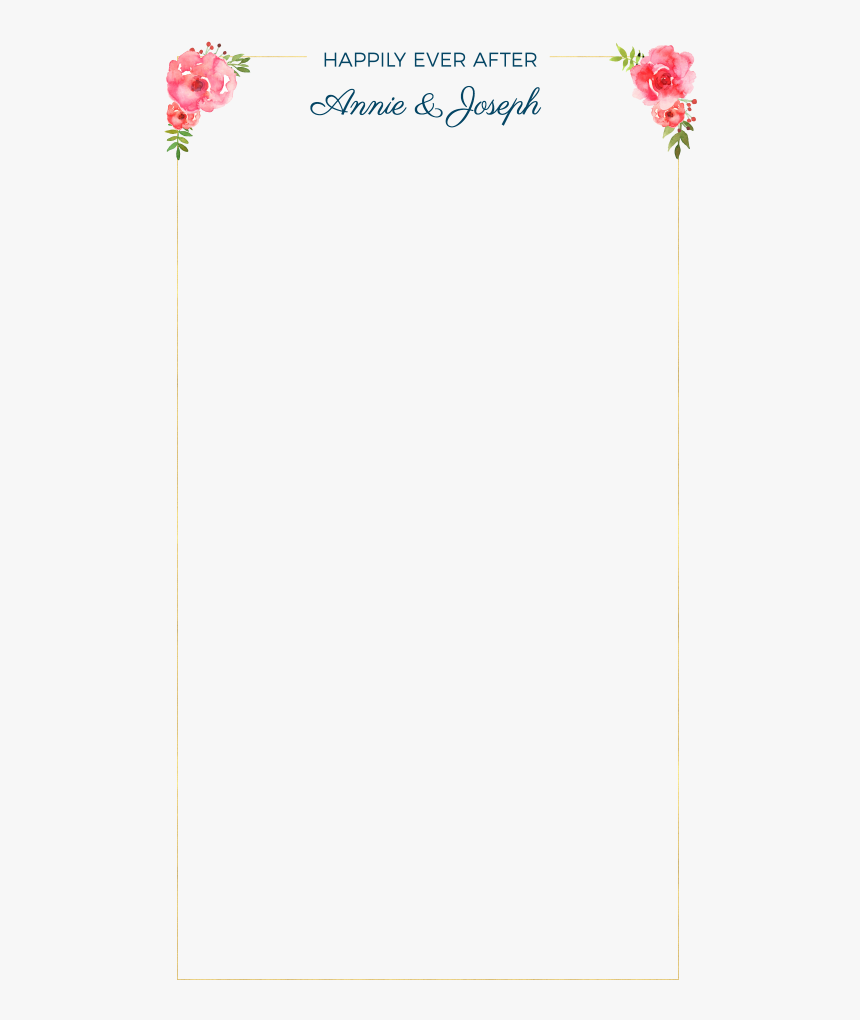 Free Snapchat Filters For Your Jewish Wedding - Rose, HD Png Download, Free Download