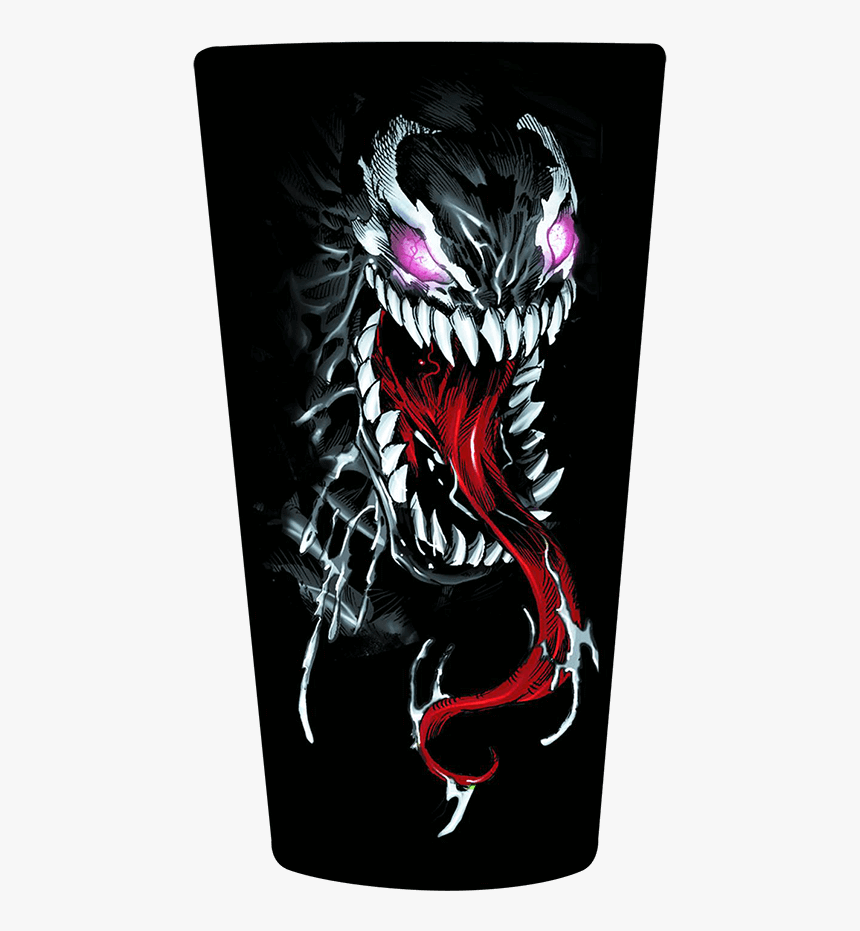 Marvel Comics Venom Drinking Glass - Venom Logo, HD Png Download, Free Download