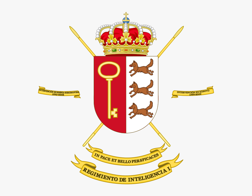 Intelligence Regiment No 1, Spanish Army - Coat Of Arms Light Symbol, HD Png Download, Free Download