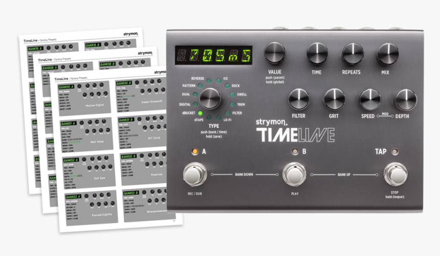 Timeline Factory Presets Pdf - Timeline Strymon, HD Png Download, Free Download