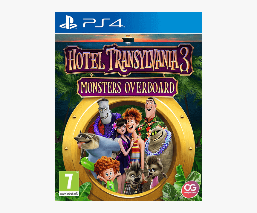 Hotel Transylvania 3 Monsters Overboard Ps4, HD Png Download, Free Download