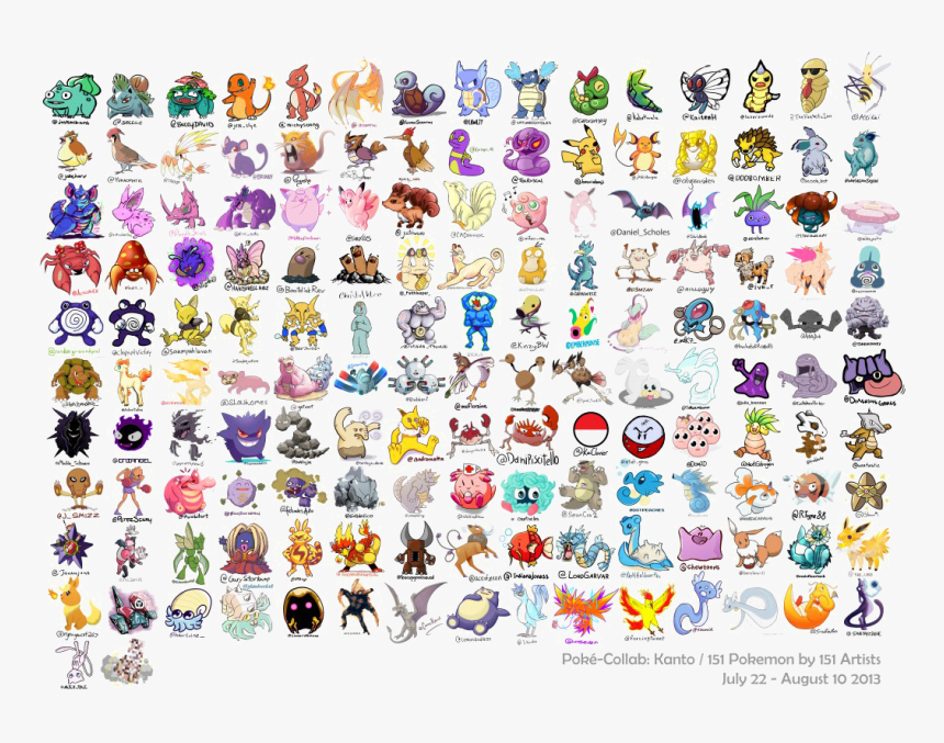Pokemon Characters Png Free Download - Pokemon Namen Mit Bild Deutsch, Transparent Png, Free Download