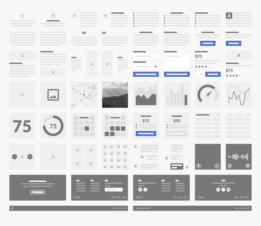 Responsive Wireframe Kit - Figma Wireframe Kit Free, HD Png Download, Free Download