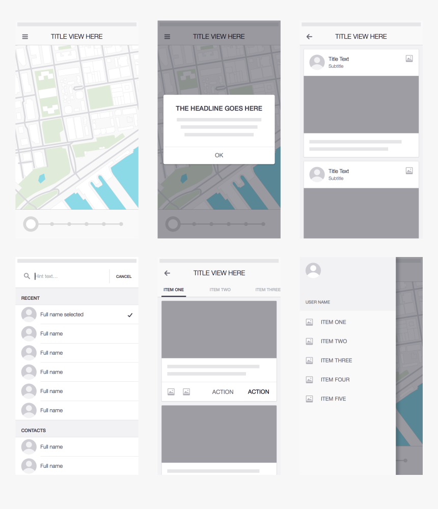 Uber Wireframe Psd, HD Png Download, Free Download
