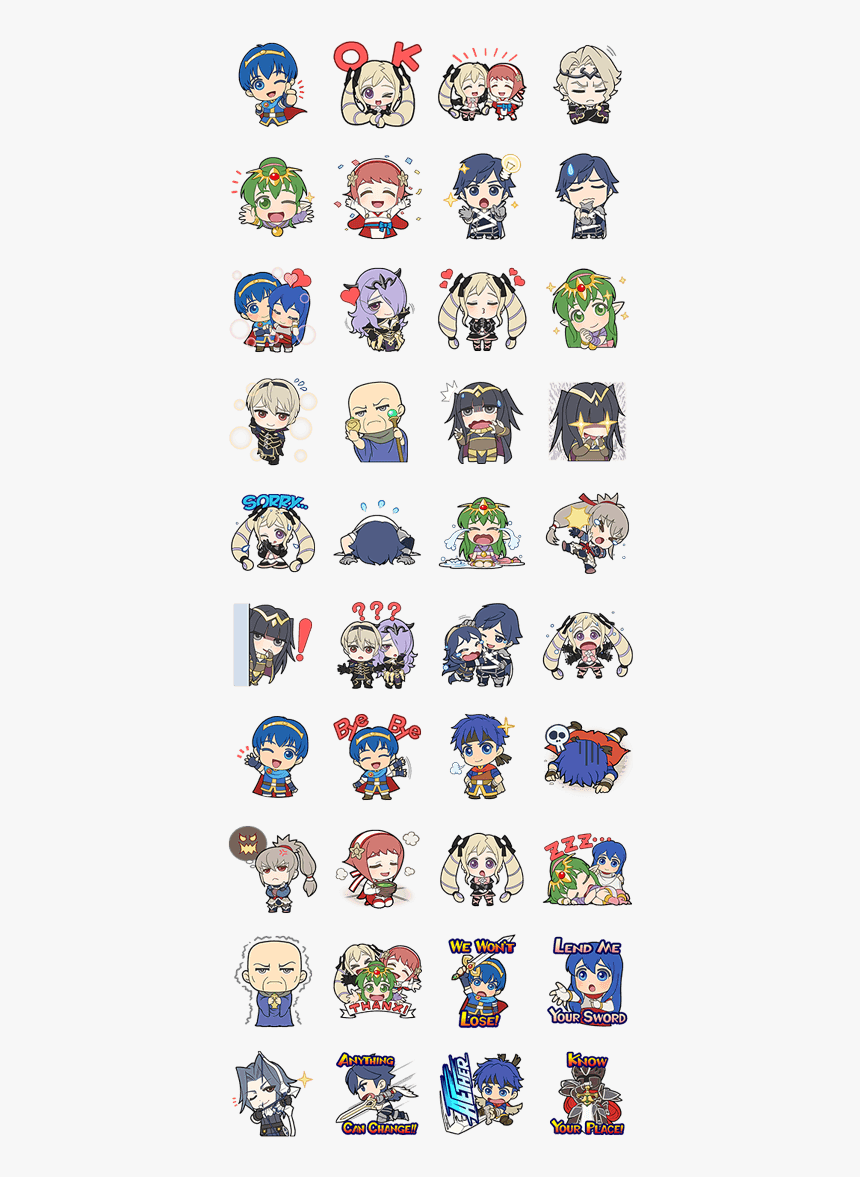 Fire Emblem Line Stickers, HD Png Download, Free Download