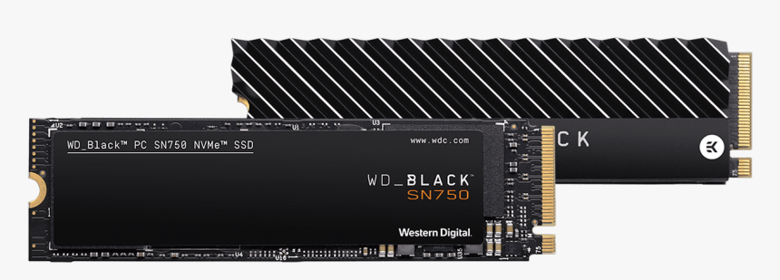 Wd Black Sn750 Nvme Ssd 1tb, HD Png Download, Free Download