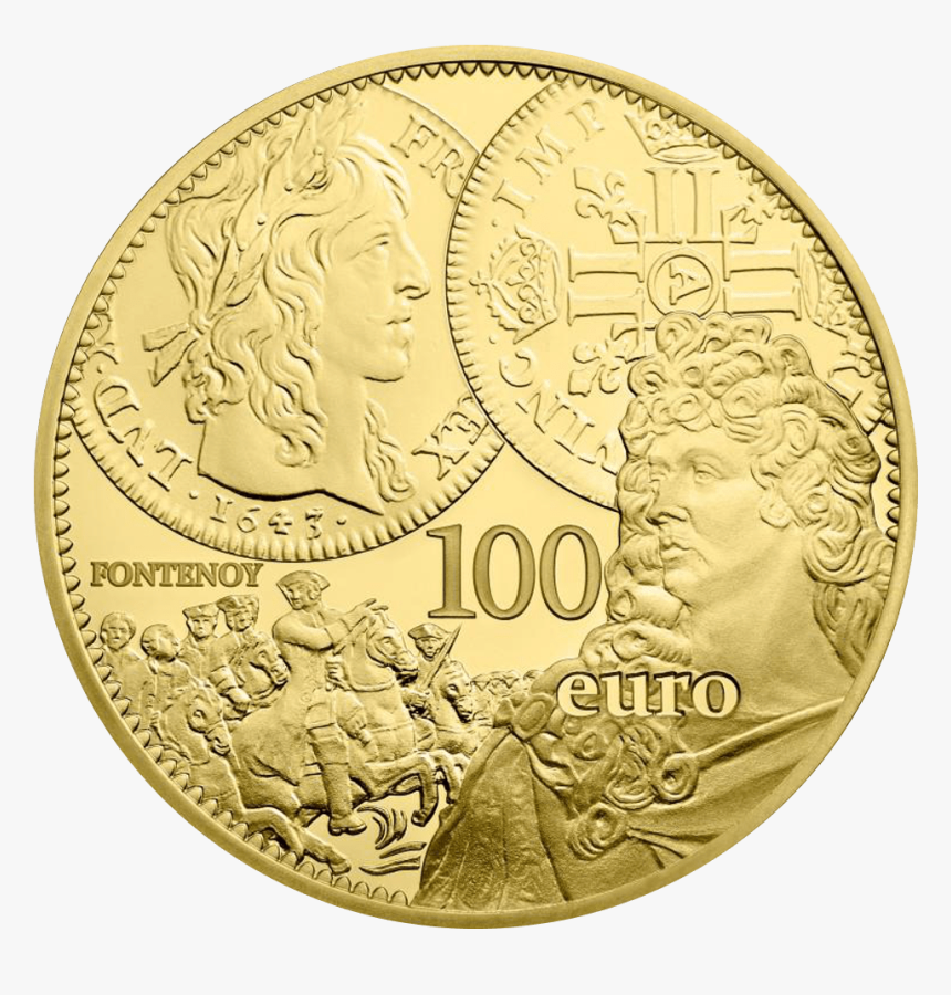 France 2017 The Sower Gold 100 Euro Coin Reverse - Currency Of France Coins, HD Png Download, Free Download