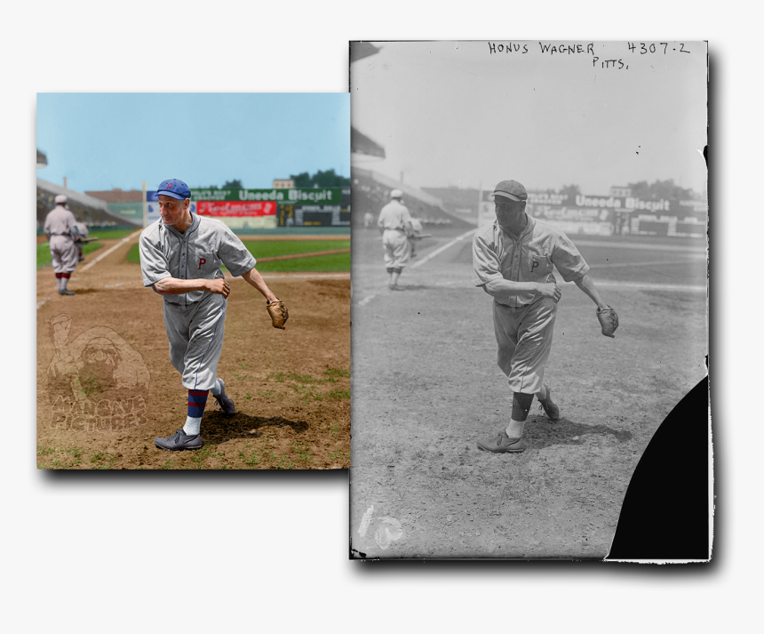 Honus Wagner In Color, HD Png Download, Free Download