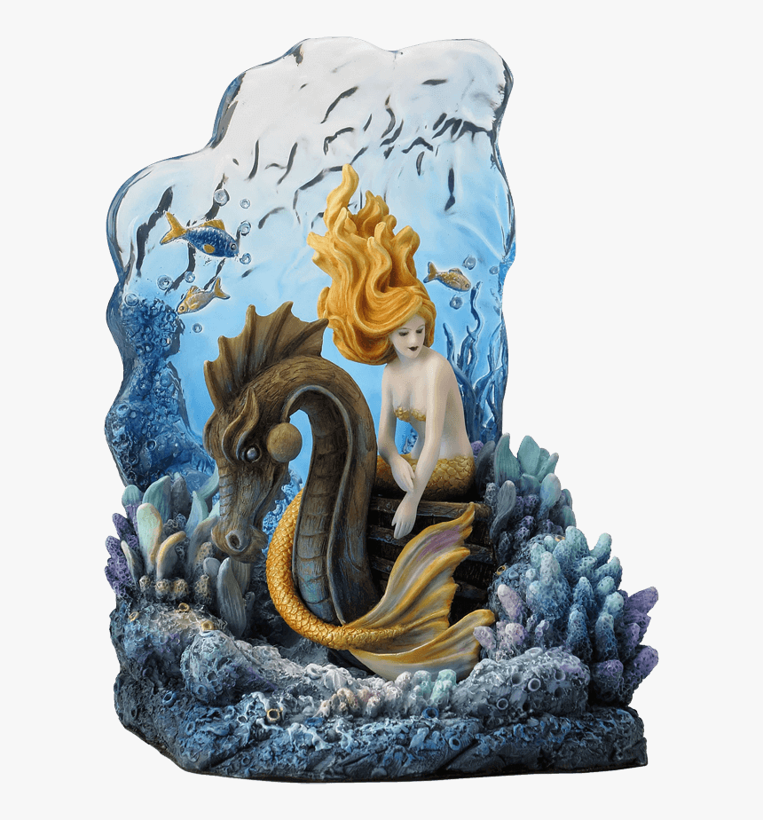 Sunlit Seas Bookend - Figurines De Sirenes, HD Png Download, Free Download