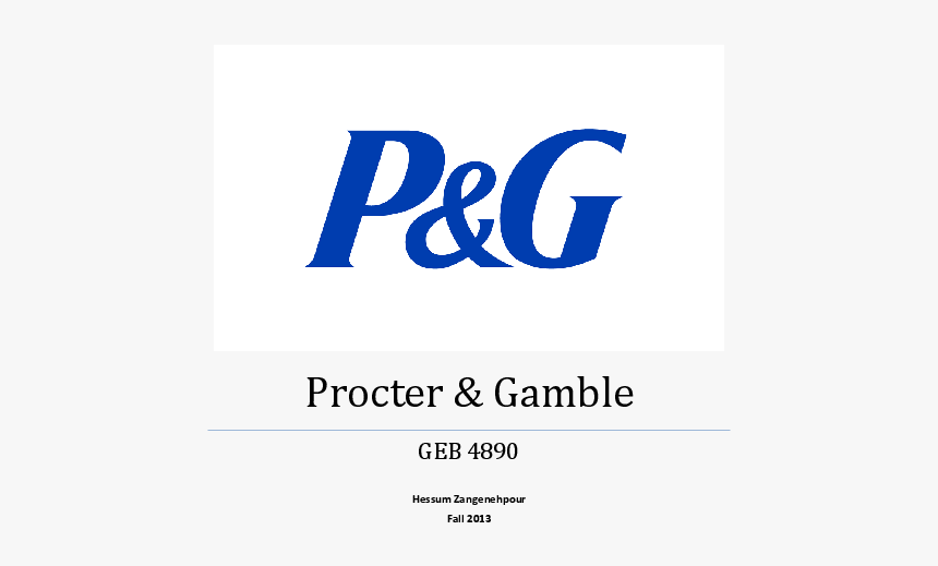 Procter & Gamble, HD Png Download, Free Download