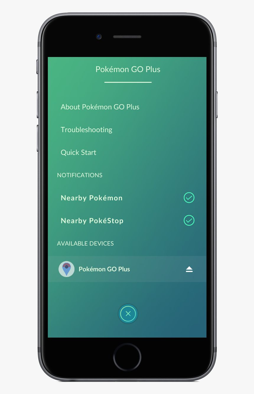 Pokemon Go Plus Settings, HD Png Download, Free Download