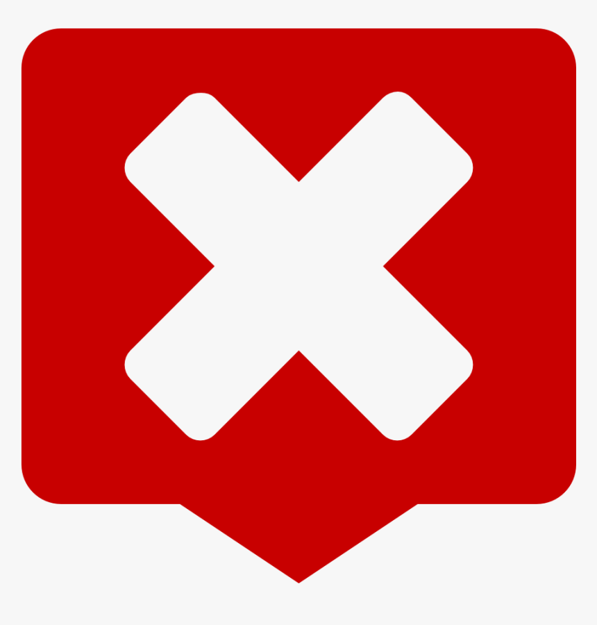 Crossed The Plate Png Transparent Image Error Sign - Icono Error Png, Png Download, Free Download