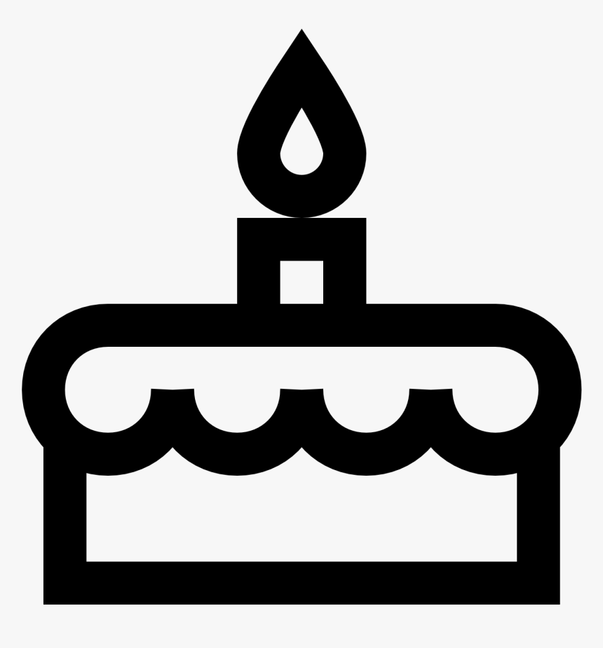 Birthday Cake Logo Png, Transparent Png, Free Download