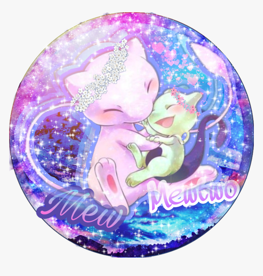 #pokemon #mew #mewtwo #legendary - Circle, HD Png Download, Free Download