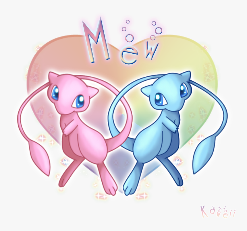 Pokemon Emerald Version - Mew Y Mew Shiny, HD Png Download, Free Download