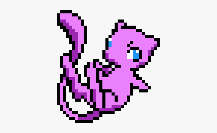 Minecraft Pixel Art Mew, HD Png Download, Free Download