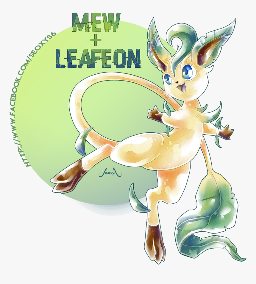 Pokemon Fusions Art Mew, HD Png Download, Free Download