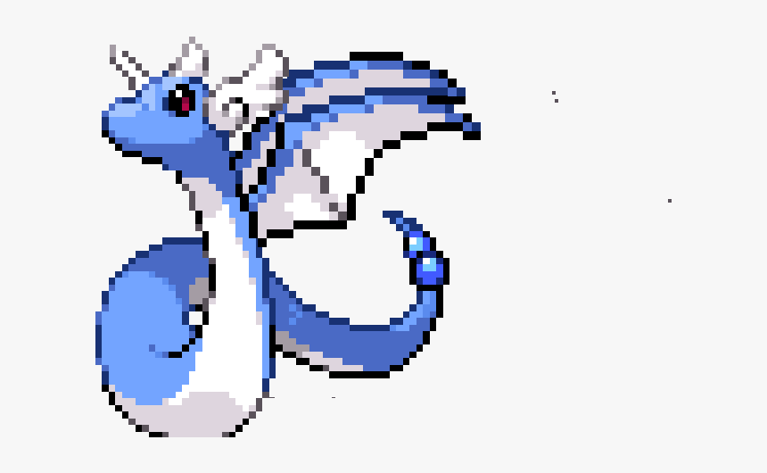 Dragonair -1 - Pixel Art Dragon Air, HD Png Download, Free Download