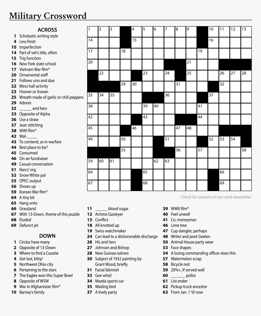 Crossword, HD Png Download, Free Download