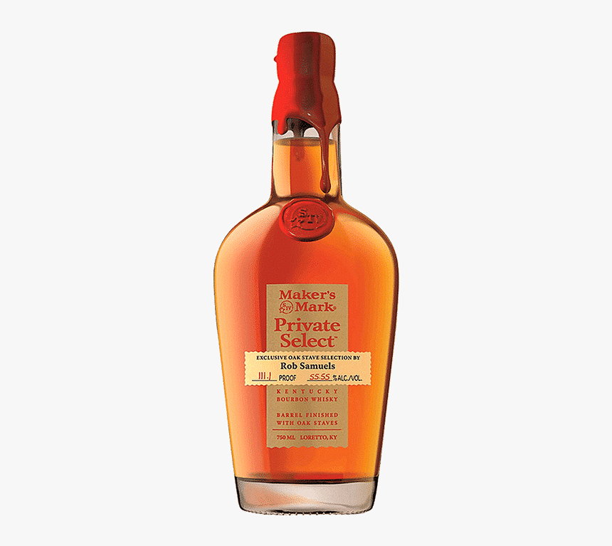 Maker"s Mark Bourbon Private Barrel Select - Maker's Mark Private Select Bottle, HD Png Download, Free Download