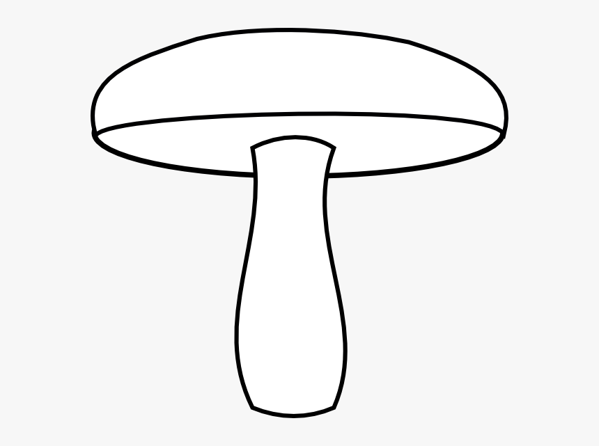 Mushroom Outline Hi - Illustration, HD Png Download, Free Download
