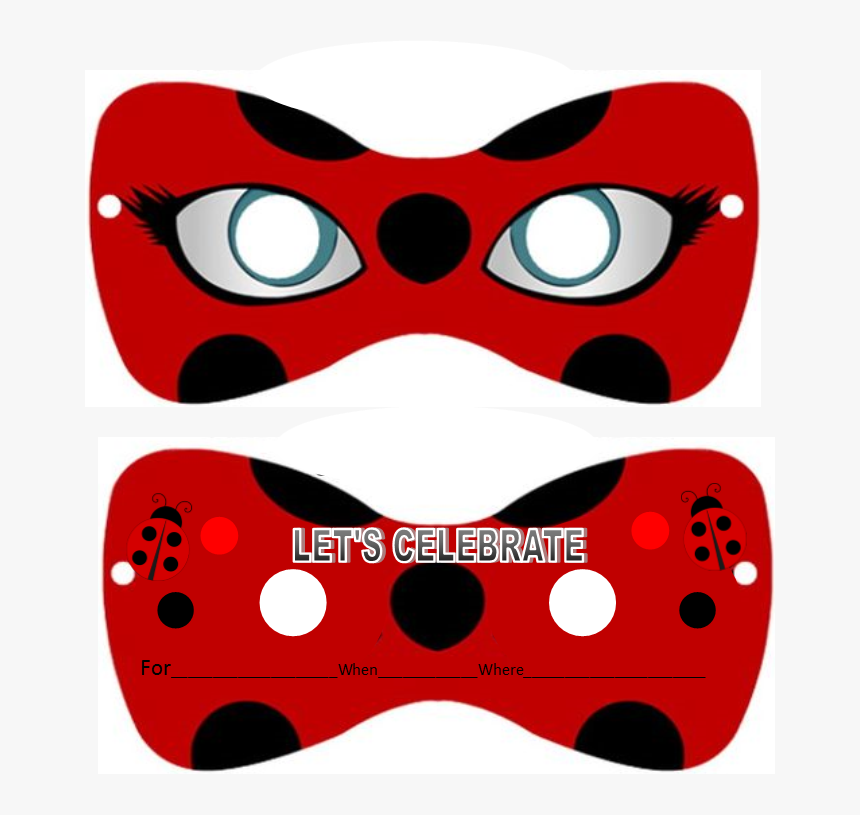 Antifaz Ladybug Clipart Adrien Agreste Mask Party - Antifaz De Lady Bug Para Imprimir, HD Png Download, Free Download