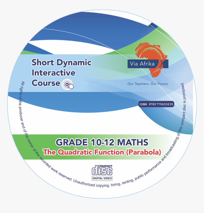 The Quadratic Function (grades 10 12) - Cd, HD Png Download, Free Download